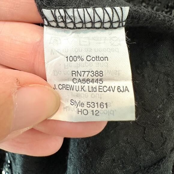 J.CREW | Black Sequin Sparkle Party Top | Size Small - Picture 6 of 7